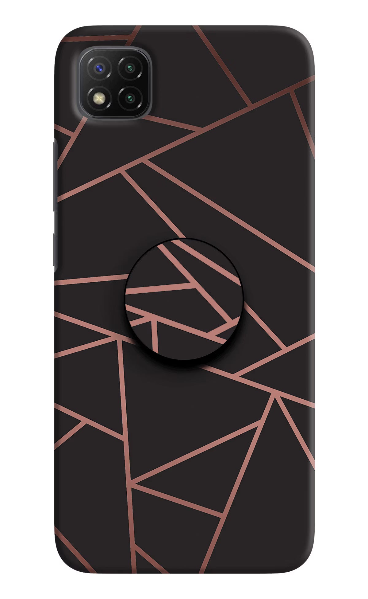 Geometric Pattern Poco C3 Pop Case by Casekaro