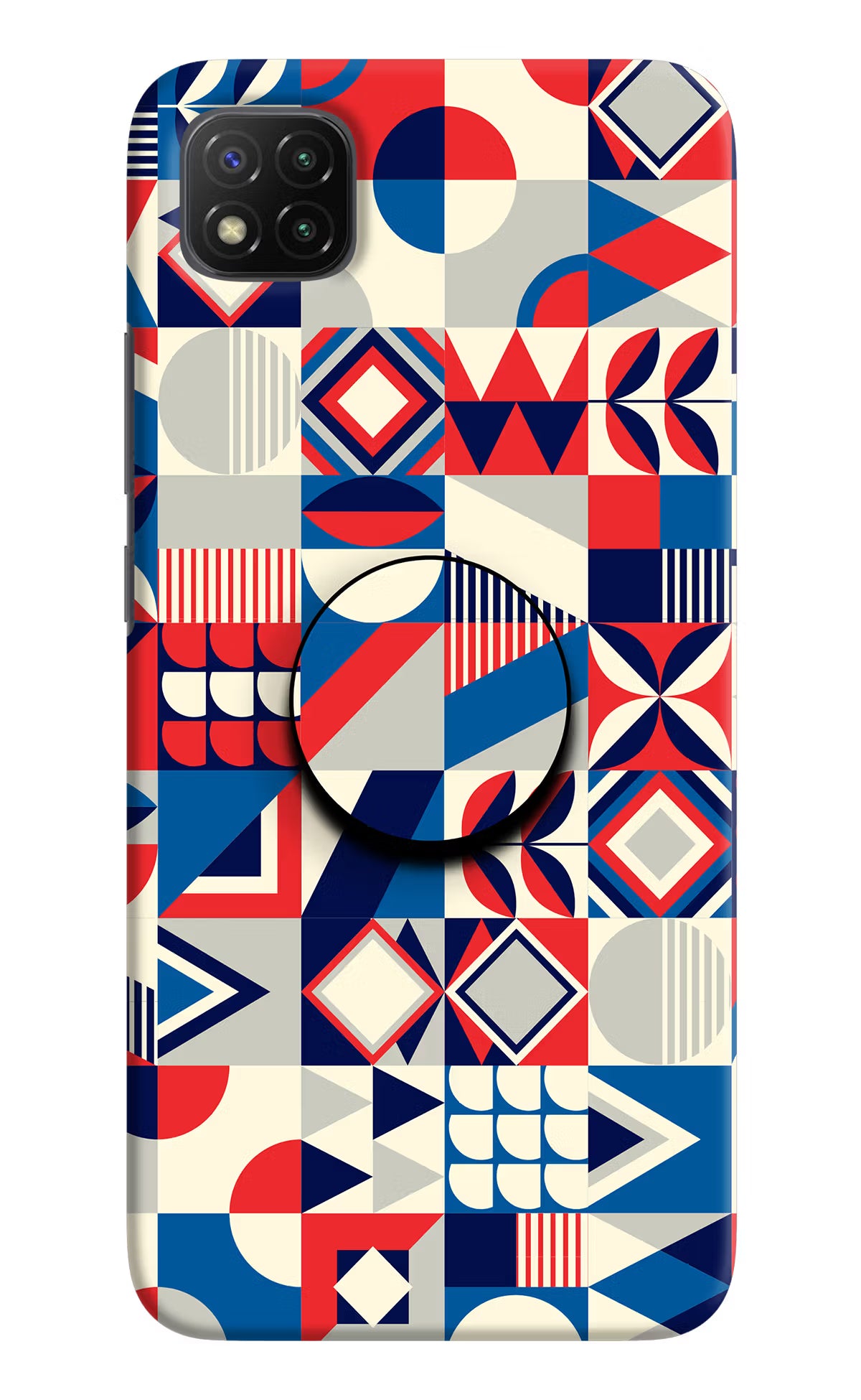 Colorful Pattern Poco C3 Pop Case by Casekaro