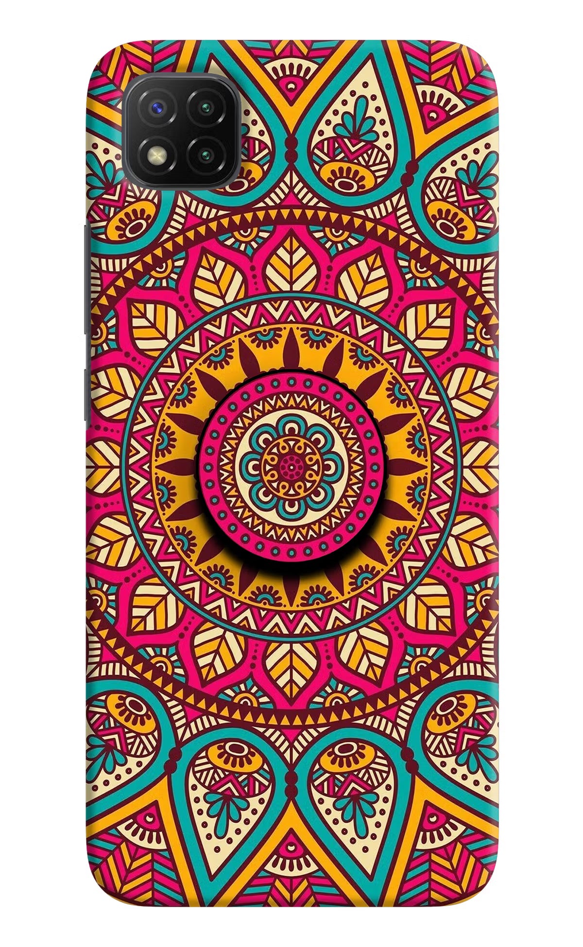Mandala Poco C3 Pop Case by Casekaro