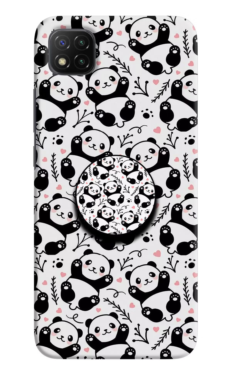 Cute Panda Poco C3 Pop Case, Hard case