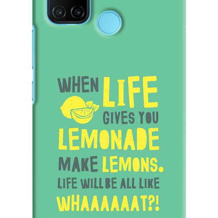 Quote Realme C17/Realme 7i Hard Case Back Cover by Casekaro