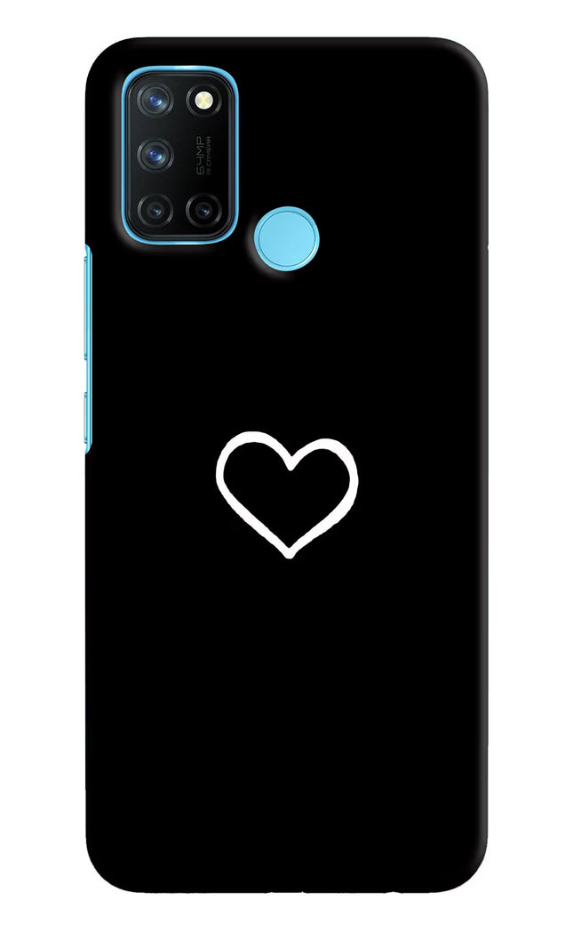 Heart Realme C17/Realme 7i Hard Case Back Cover by Casekaro