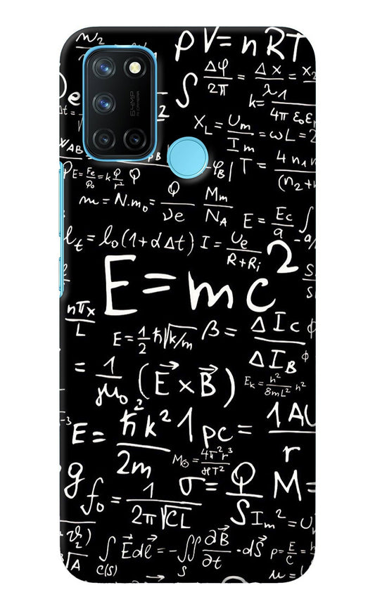 Physics Albert Einstein Formula Realme C17/Realme 7i Back Cover