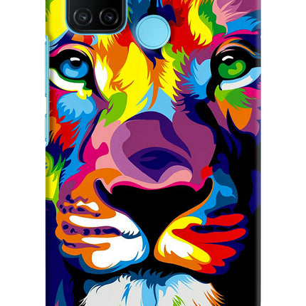 Lion Realme C17/Realme 7i Hard Case Back Cover by Casekaro
