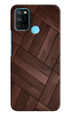 Wooden Texture Design Realme C17/Realme 7i Hard Case Back Cover by Casekaro