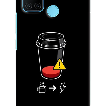 Coffee Realme C17/Realme 7i Hard Case Back Cover by Casekaro