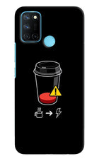 Coffee Realme C17/Realme 7i Hard Case Back Cover by Casekaro
