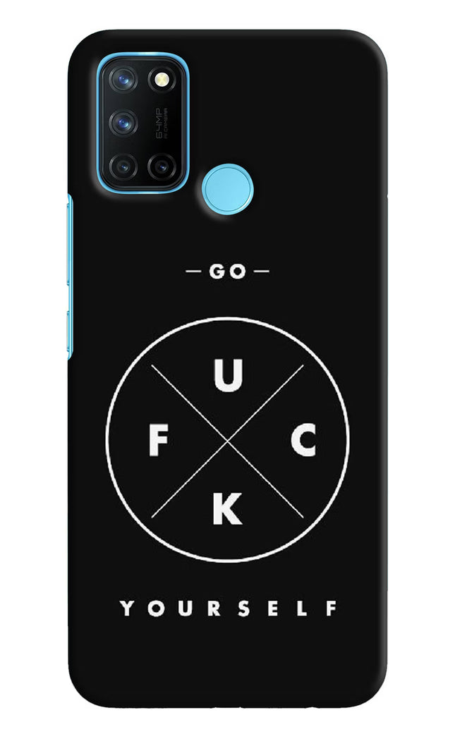 Go Fuck Yourself Realme C17/Realme 7i Hard Case Back Cover by Casekaro