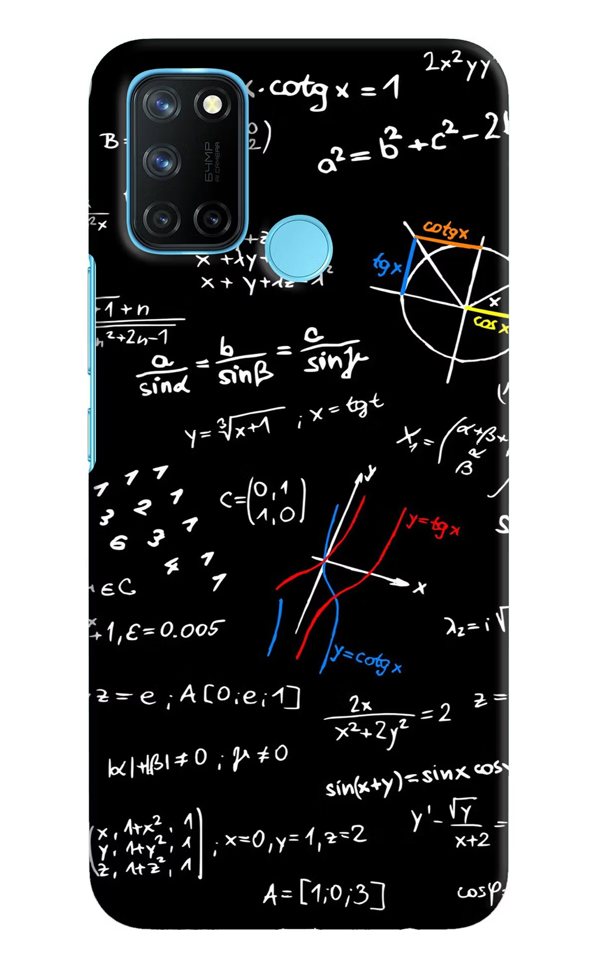 Mathematics Formula Realme C17/Realme 7i Hard Case Back Cover by Casekaro