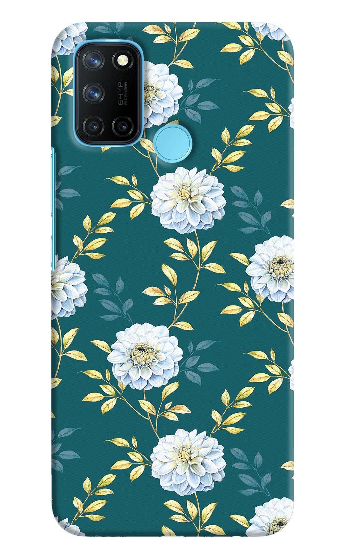 Flowers Realme C17/Realme 7i Hard Case Back Cover by Casekaro