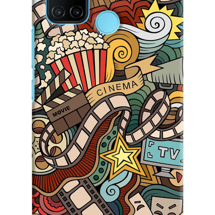 Cinema Abstract Realme C17/Realme 7i Hard Case Back Cover by Casekaro