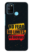 No Fear No Limits No Excuse Realme C17/Realme 7i Hard Case Back Cover by Casekaro