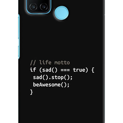 Life Motto Code Realme C17/Realme 7i Hard Case Back Cover by Casekaro