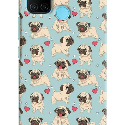 Pug Dog Realme C17/Realme 7i Hard Case Back Cover by Casekaro