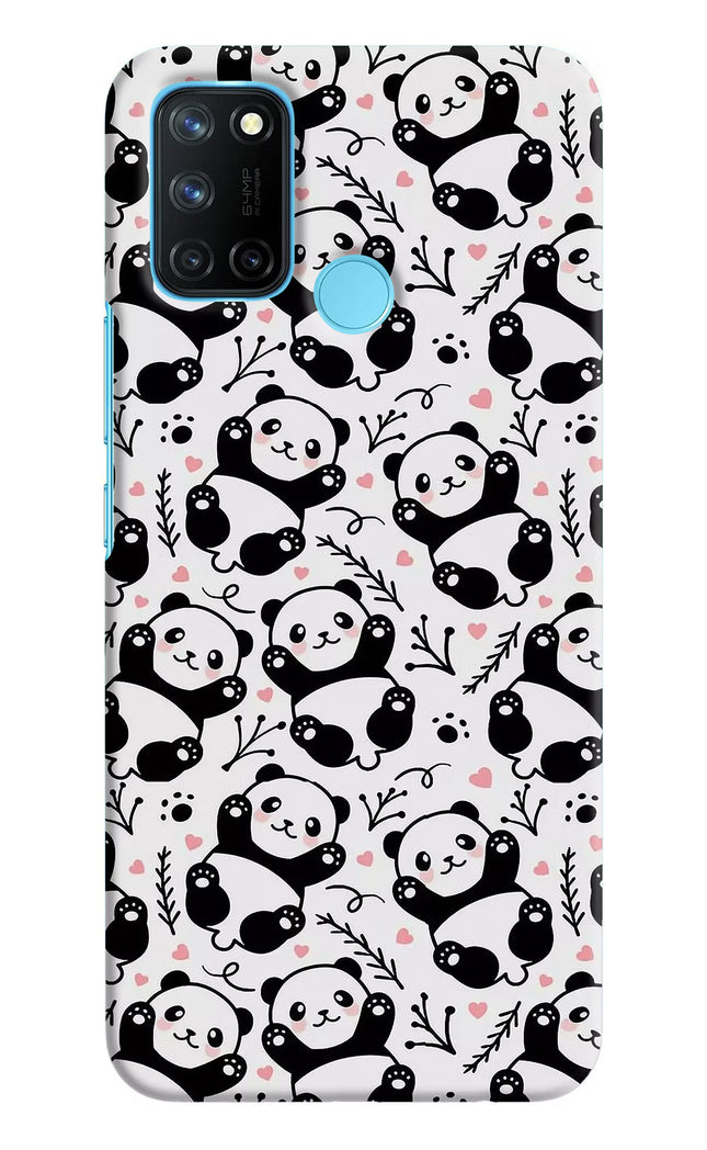 Cute Panda Realme C17/Realme 7i Hard Case Back Cover by Casekaro