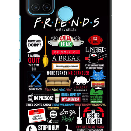 FRIENDS Realme C17/Realme 7i Hard Case Back Cover by Casekaro