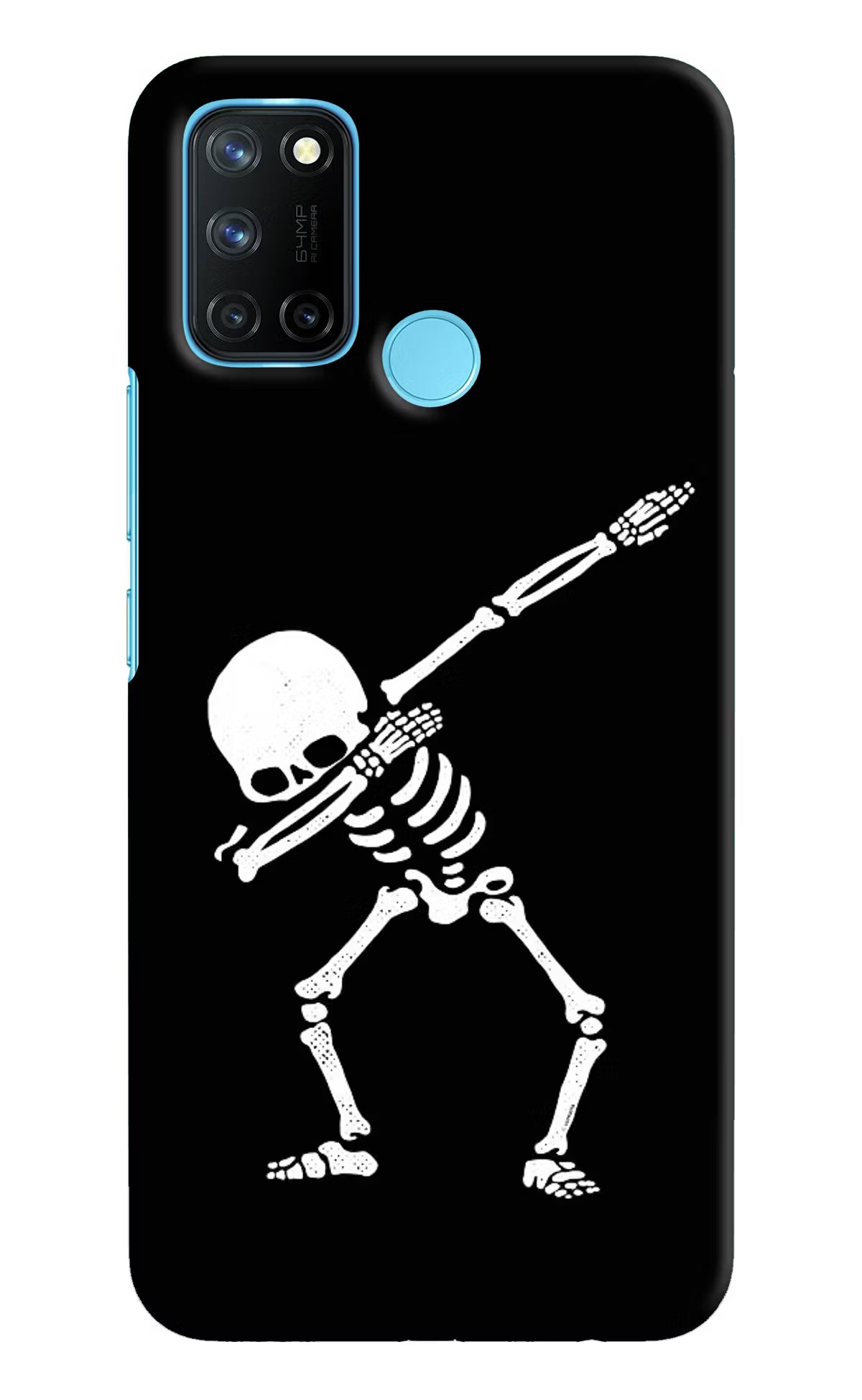 Dabbing Skeleton Art Realme C17/Realme 7i Hard Case Back Cover by Casekaro