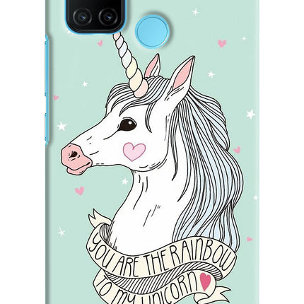 Unicorn Wallpaper Realme C17/Realme 7i Hard Case Back Cover by Casekaro