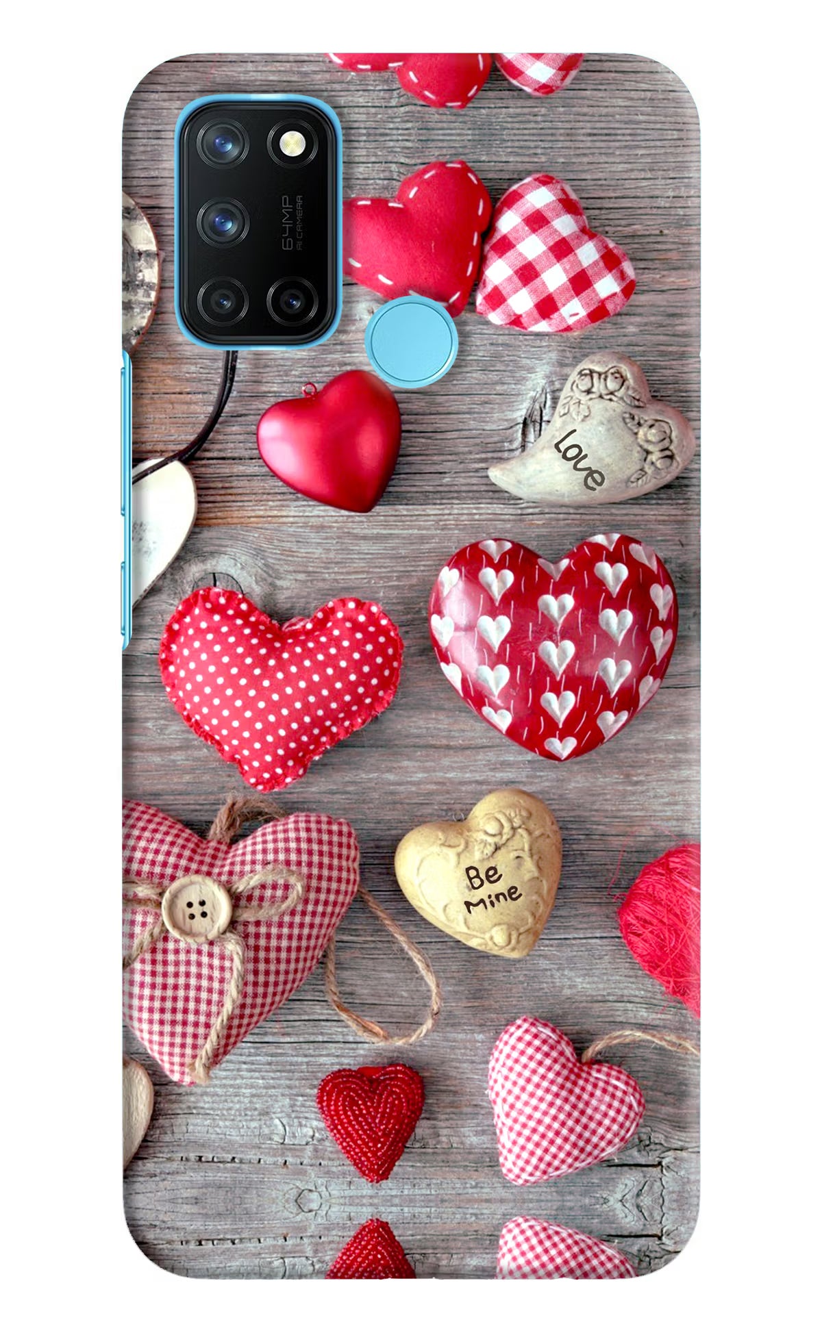 Love Wallpaper Realme C17/Realme 7i Hard Case Back Cover by Casekaro