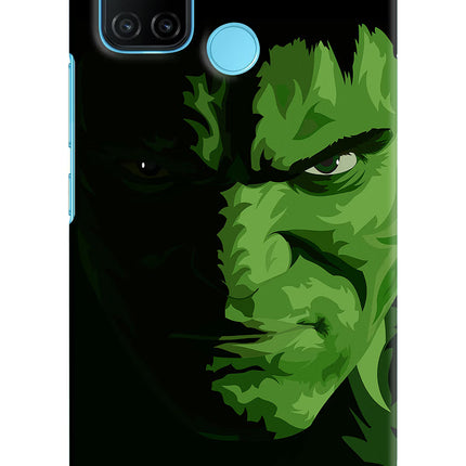 HULK Realme C17/Realme 7i Hard Case Back Cover by Casekaro