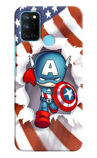 Captain America Realme C17/Realme 7i Hard Case Back Cover by Casekaro