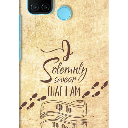 I Solemnly swear that i up to no good Realme C17/Realme 7i Hard Case Back Cover by Casekaro