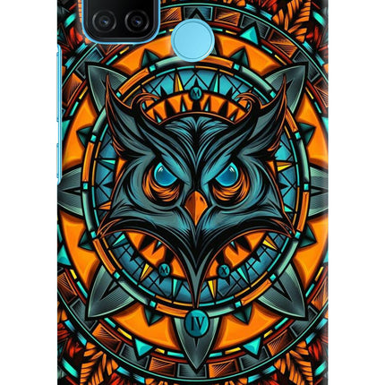 Angry Owl Art Realme C17/Realme 7i Hard Case Back Cover by Casekaro