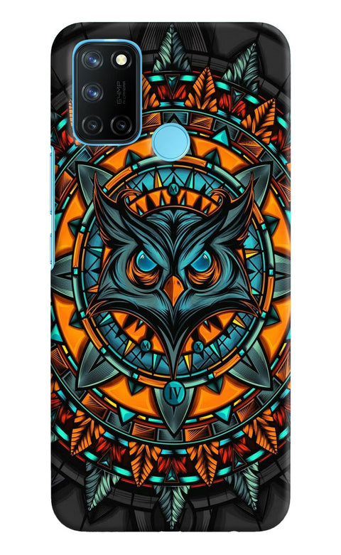 Angry Owl Art Realme C17/Realme 7i Back Cover