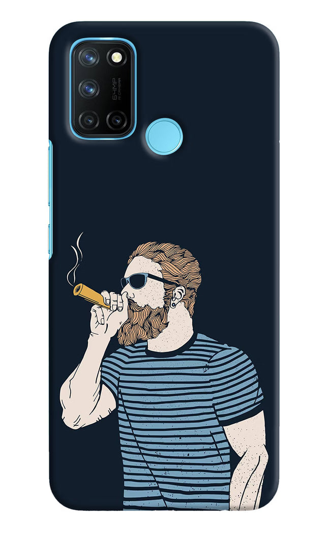 Smoking Realme C17/Realme 7i Hard Case Back Cover by Casekaro