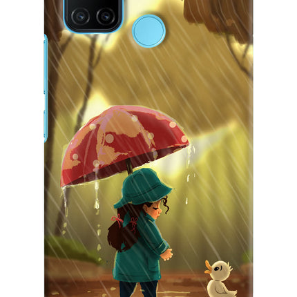 Rainy Day Realme C17/Realme 7i Hard Case Back Cover by Casekaro