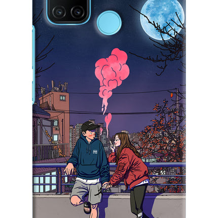 Chilling Couple Realme C17/Realme 7i Hard Case Back Cover by Casekaro