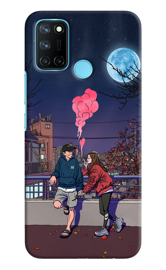 Chilling Couple Realme C17/Realme 7i Hard Case Back Cover by Casekaro