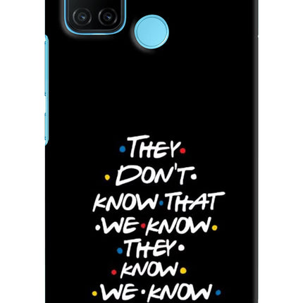 FRIENDS Dialogue Realme C17/Realme 7i Hard Case Back Cover by Casekaro