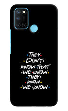 FRIENDS Dialogue Realme C17/Realme 7i Hard Case Back Cover by Casekaro