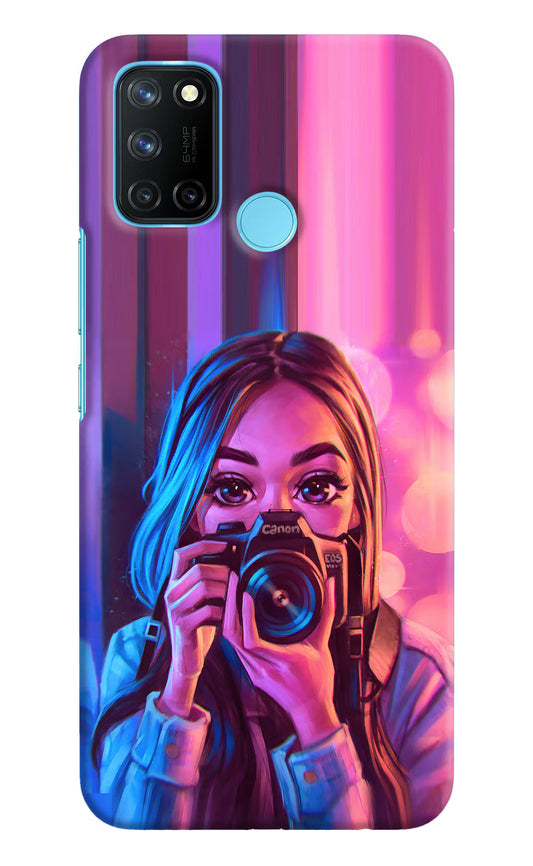 Girl Photographer Realme C17/Realme 7i Hard Case Back Cover by Casekaro