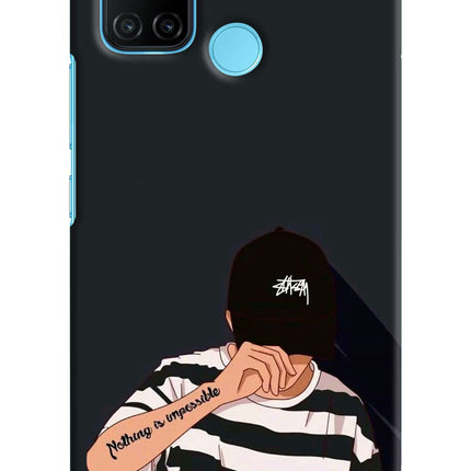 Aesthetic Boy Realme C17/Realme 7i Hard Case Back Cover by Casekaro