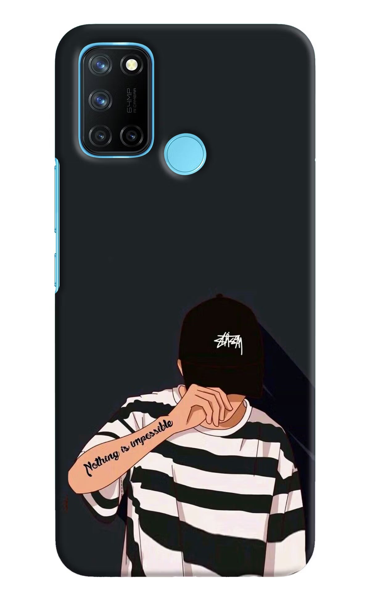 Aesthetic Boy Realme C17/Realme 7i Hard Case Back Cover by Casekaro