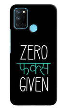 Zero Fucks Given Realme C17/Realme 7i Hard Case Back Cover by Casekaro
