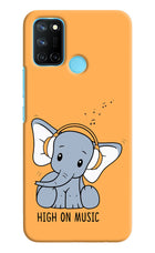 High On Music Realme C17/Realme 7i Hard Case Back Cover by Casekaro
