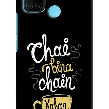 Chai Bina Chain Kaha Re Realme C17/Realme 7i Hard Case Back Cover by Casekaro