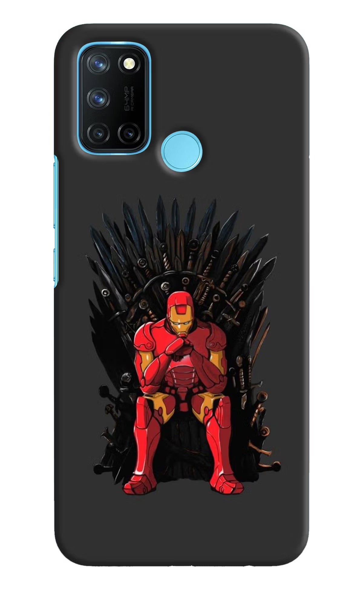 Ironman Throne Realme C17/Realme 7i Hard Case Back Cover by Casekaro
