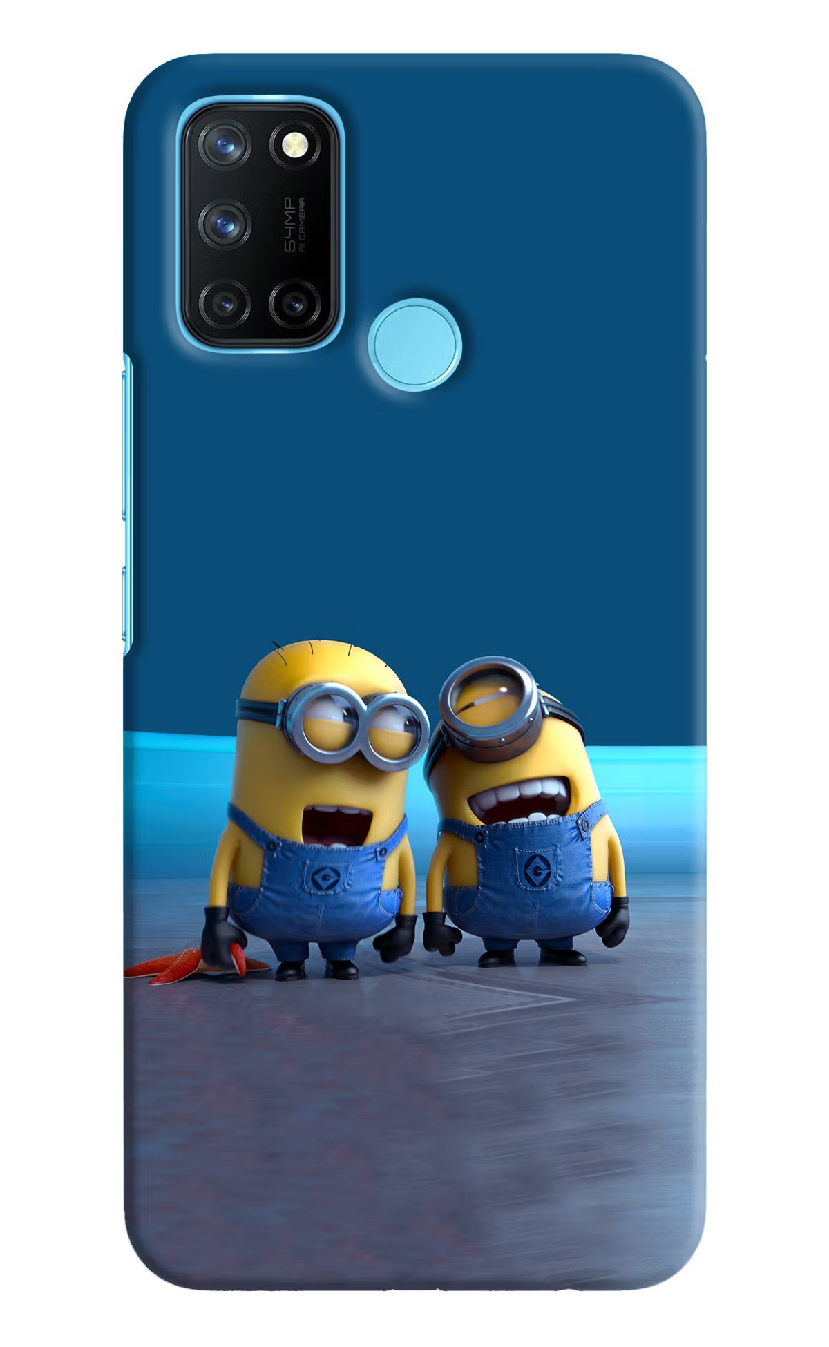 Minion Laughing Realme C17/Realme 7i Hard Case Back Cover by Casekaro