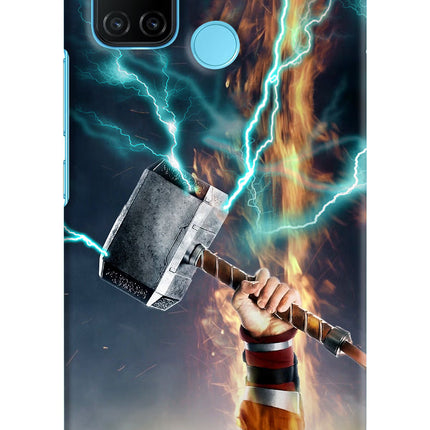 Thor Hammer Mjolnir Realme C17/Realme 7i Hard Case Back Cover by Casekaro