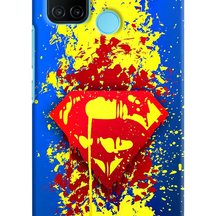 Superman logo Realme C17/Realme 7i Hard Case Back Cover by Casekaro