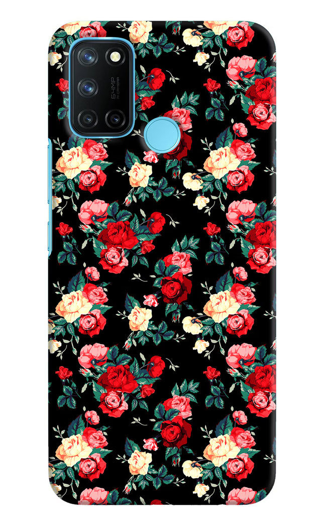 Rose Pattern Realme C17/Realme 7i Hard Case Back Cover by Casekaro