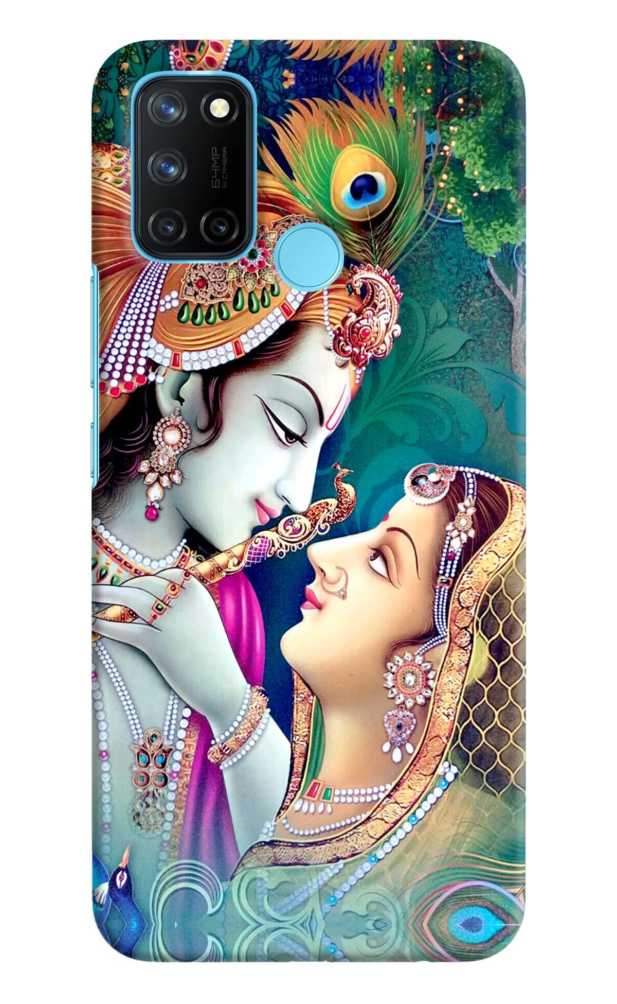 Lord Radha Krishna Realme C17/Realme 7i Hard Case Back Cover by Casekaro
