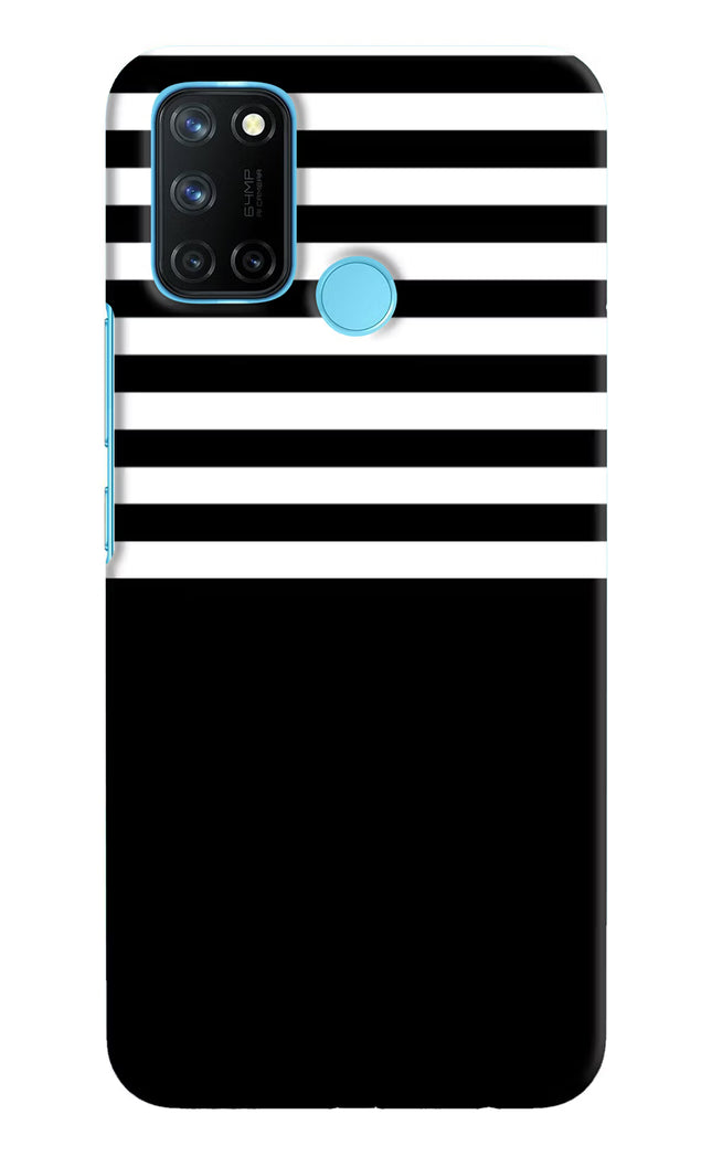 Black and White Print Realme C17/Realme 7i Hard Case Back Cover by Casekaro