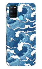 Blue Waves Realme C17/Realme 7i Hard Case Back Cover by Casekaro