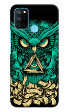 Green Owl Realme C17/Realme 7i Hard Case Back Cover by Casekaro