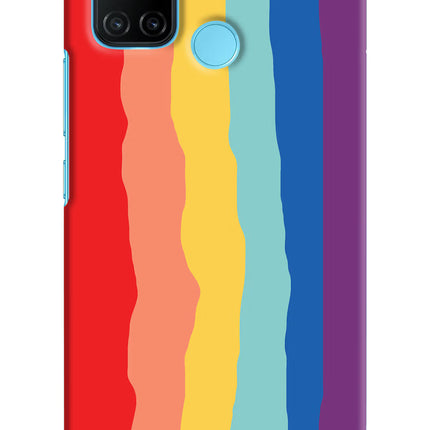 Rainbow Realme C17/Realme 7i Hard Case Back Cover by Casekaro